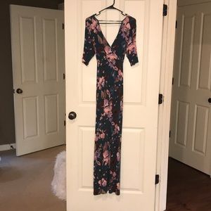 Jessica Simpson Maternity floral maxi dress